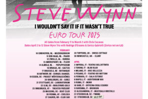 Europe Tour News: Steve Wynn (Dream Syndicate) Confirms Extensive European Tour Set For February Through May 2025